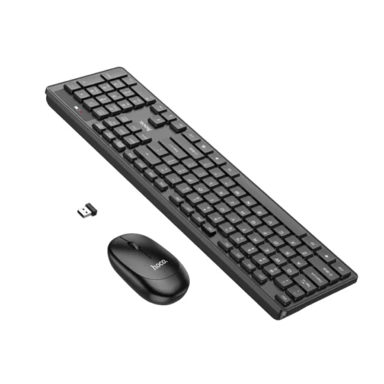 Πληκτρολόγιο και Ποντίκι Hoco GM17 Wireless Business Set Full Size, 104 Πλήκτρα 2.4GHz USB Dongle Μαύρο - Image 7