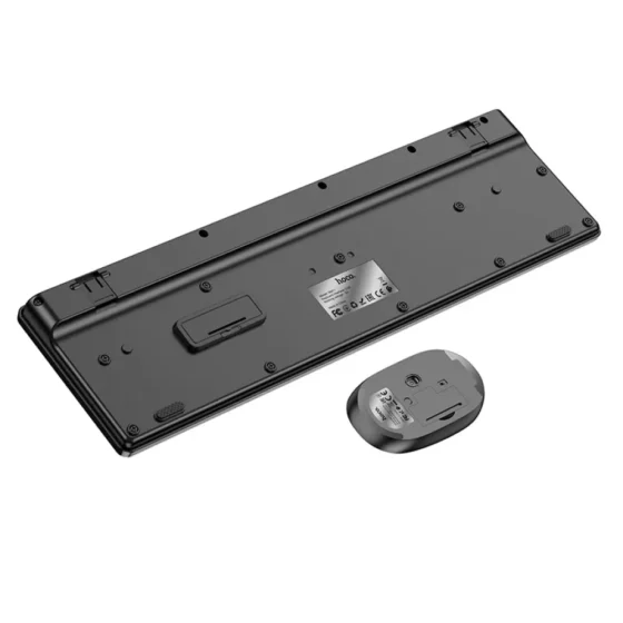 Πληκτρολόγιο και Ποντίκι Hoco GM17 Wireless Business Set Full Size, 104 Πλήκτρα 2.4GHz USB Dongle Μαύρο - Image 4