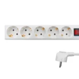 ΠΟΛΥΠΡΙΖΟ ΑΣΦΑΛΕΙΑΣ ΜΕ ΔΙΑΚΟΠΤΗ 5 ΘΕΣΕΩΝ 3X1 1.5m ΛΕΥΚΟ G05MK BNG