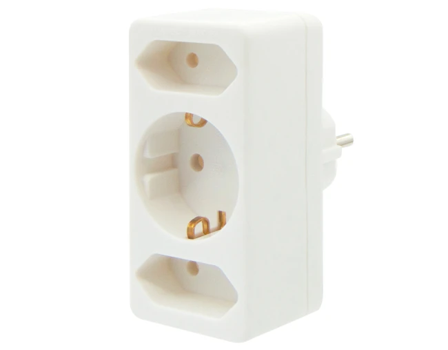 ADAPTOR ΣΟΥΚΟ ΣΕ 2 ΔΙΠΟΛΙΚΑ ΚΑΙ 1 ΣΟΥΚΟ GES-005 HGI