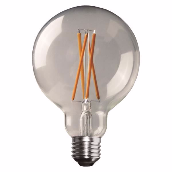 ΛΑΜΠΑ LED ΓΛΟΜΠΟΣ G125 CROSSED FILAMENT 8W 1055lm Ε27 3000K 220-240V
