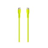 Type-C -Type-C Καλώδιο Φόρτισης & Συγχρονισμού 60W Neon Κίτρινο