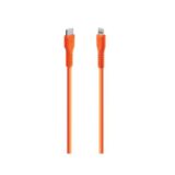 Type-C σε Lightning Καλώδιο Φόρτισης & Συγχρονισμού Neon Πορτοκαλί